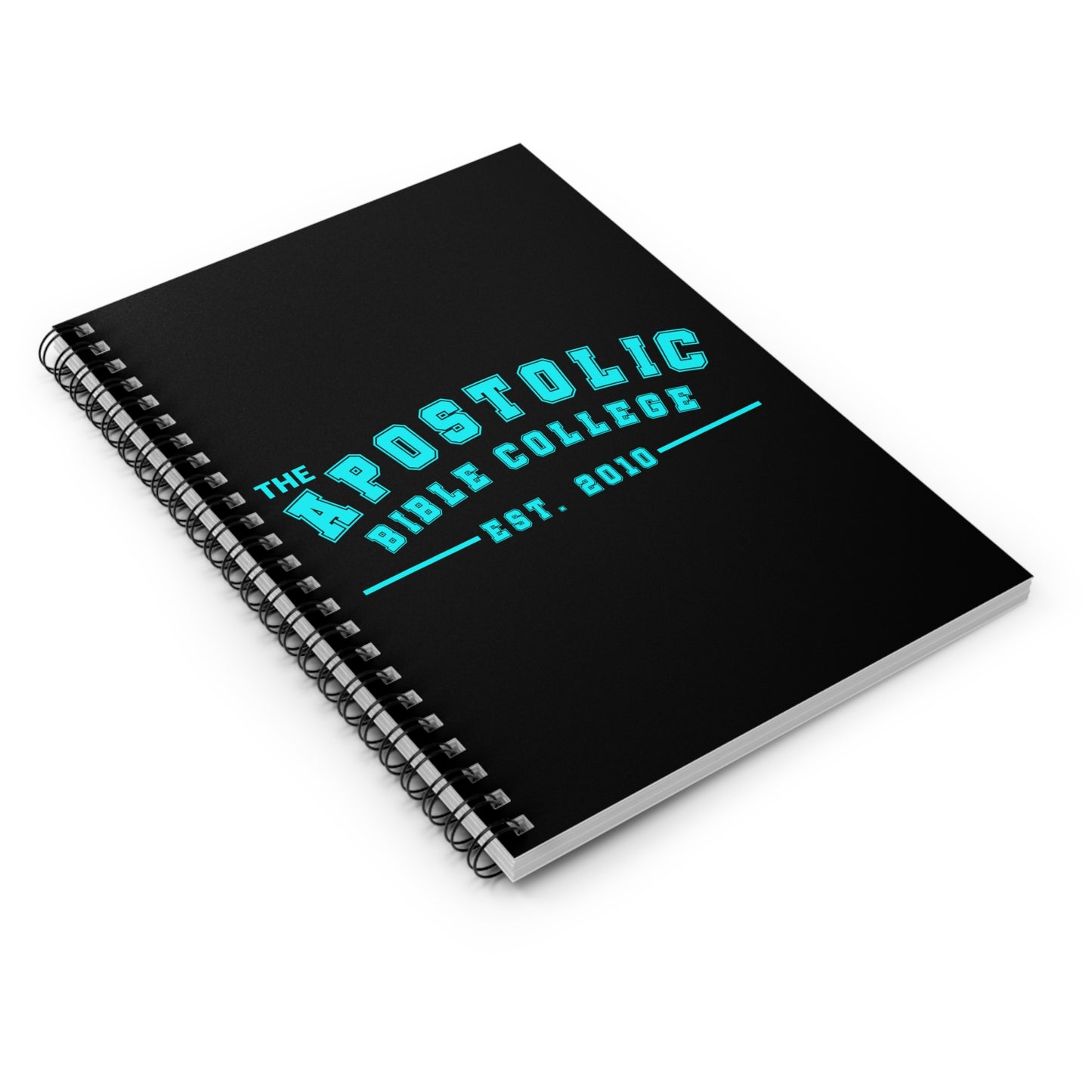 Teal Spiral Notebook - Ruled Line